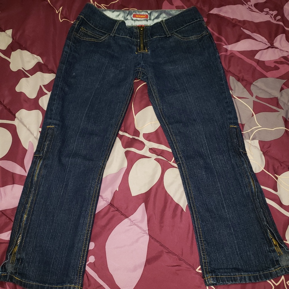 Blueโ Asphalt Women's Capri Jeans